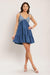 BLUEBELL BABYDOLL WOVEN MINI DRESS