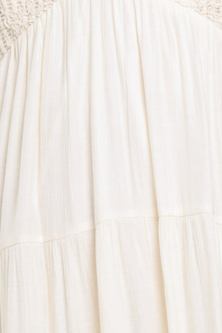 AZURE REVERIE WOVEN MAXI DRESS