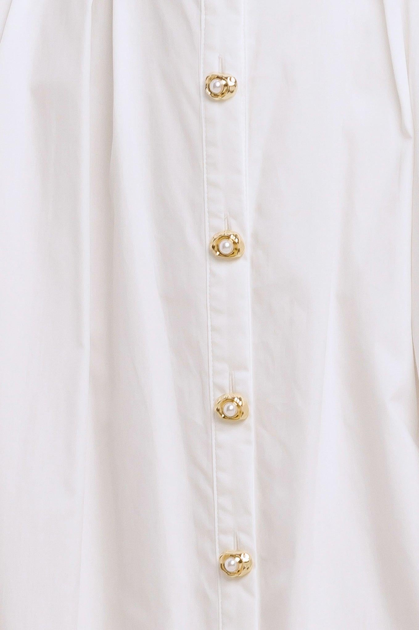 HEART OF WHITE WOVEN MIDI DRESS - Glamourous Grace