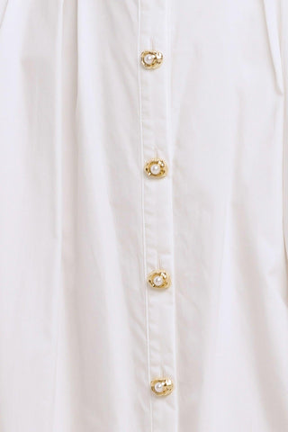HEART OF WHITE WOVEN MIDI DRESS - Glamourous Grace