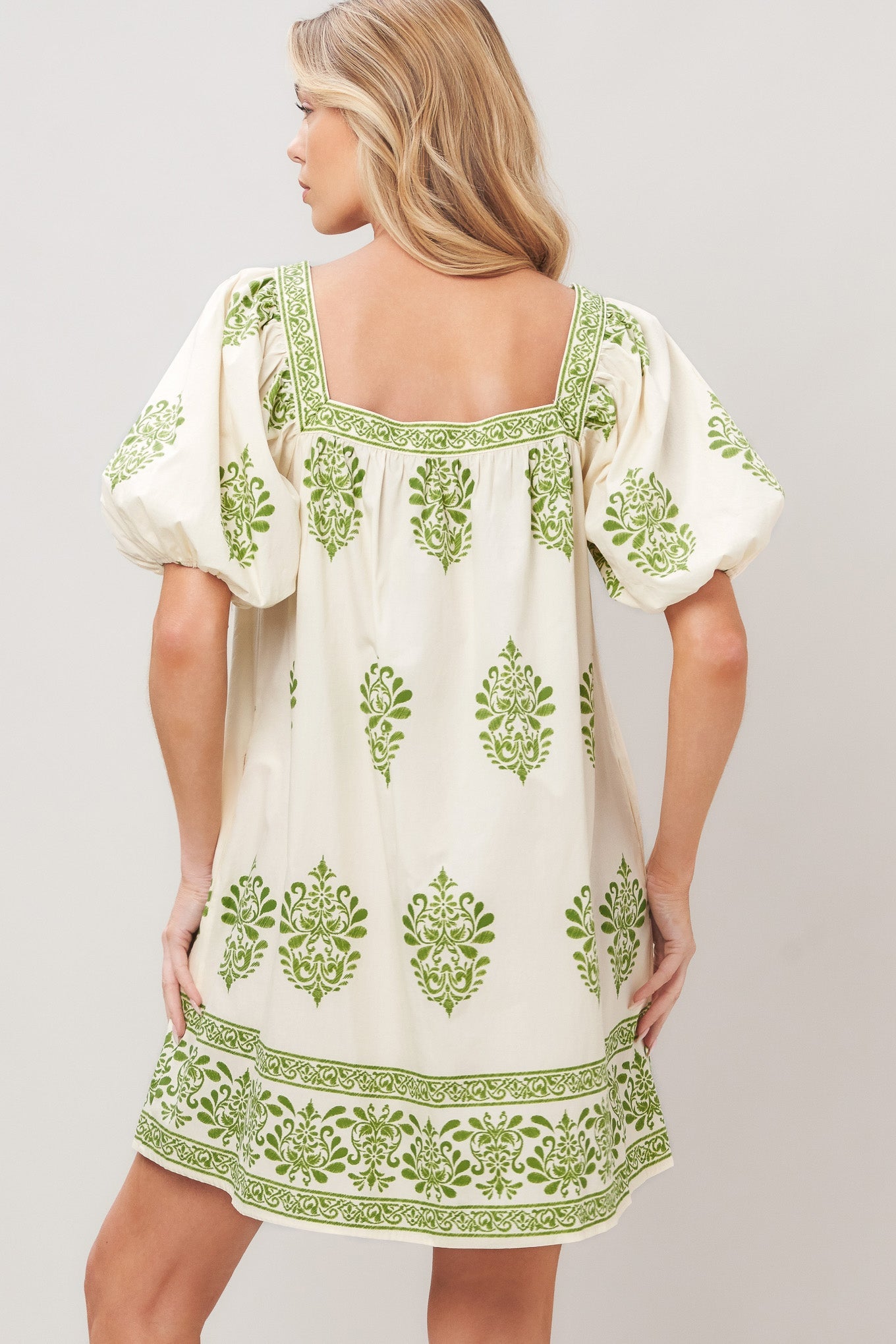 SWEET MEADOW WOVEN MINI DRESS - Glamourous Grace