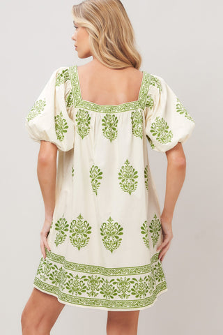 SWEET MEADOW WOVEN MINI DRESS - Glamourous Grace