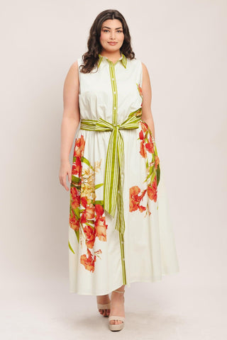 SPRING HEIRLOOM WOVEN MIDI DRESS - Glamourous Grace