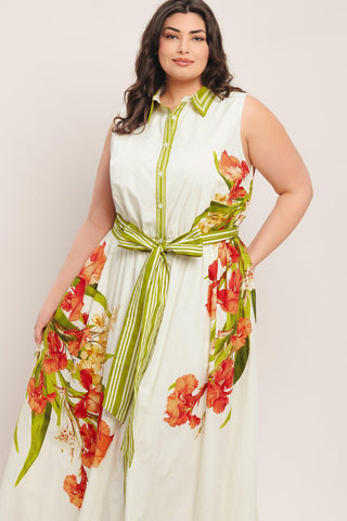 SPRING HEIRLOOM WOVEN MIDI DRESS - Glamourous Grace
