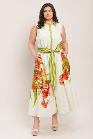 SPRING HEIRLOOM WOVEN MIDI DRESS - Glamourous Grace