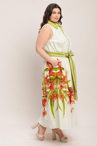 SPRING HEIRLOOM WOVEN MIDI DRESS - Glamourous Grace