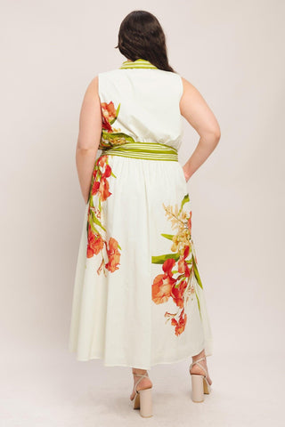 SPRING HEIRLOOM WOVEN MIDI DRESS - Glamourous Grace