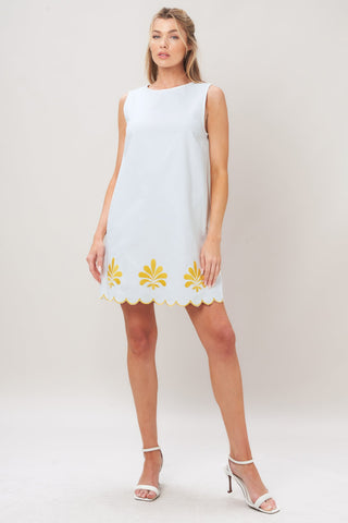 SWEET AS SUNSHINE WOVEN MINI DRESS - Glamourous Grace