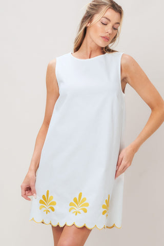 SWEET AS SUNSHINE WOVEN MINI DRESS - Glamourous Grace
