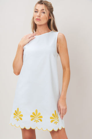 SWEET AS SUNSHINE WOVEN MINI DRESS - Glamourous Grace
