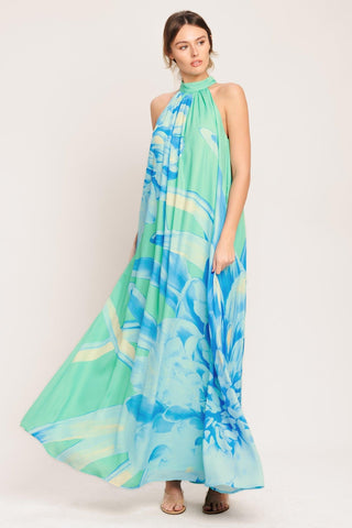 BLUE HORIZON WOVEN MAXI DRESS - Glamourous Grace