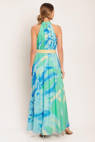BLUE HORIZON WOVEN MAXI DRESS - Glamourous Grace