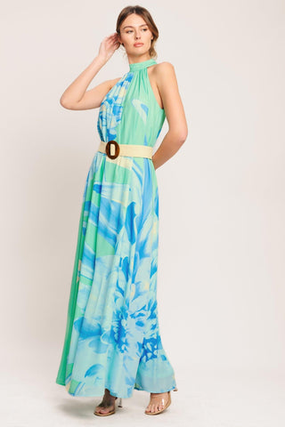 BLUE HORIZON WOVEN MAXI DRESS - Glamourous Grace