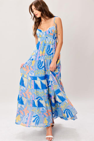 SEASIDE LOVE FLOW WOVEN MAXI DRESS - Glamourous Grace