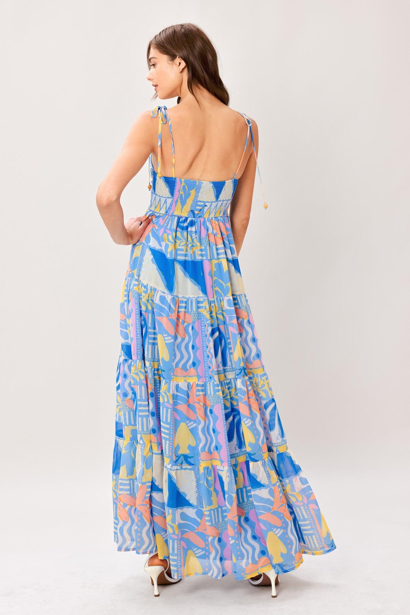 SEASIDE LOVE FLOW WOVEN MAXI DRESS - Glamourous Grace