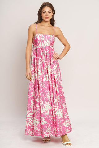 SUMMER HEAT FLORAL WOVEN MAXI DRESS - Glamourous Grace