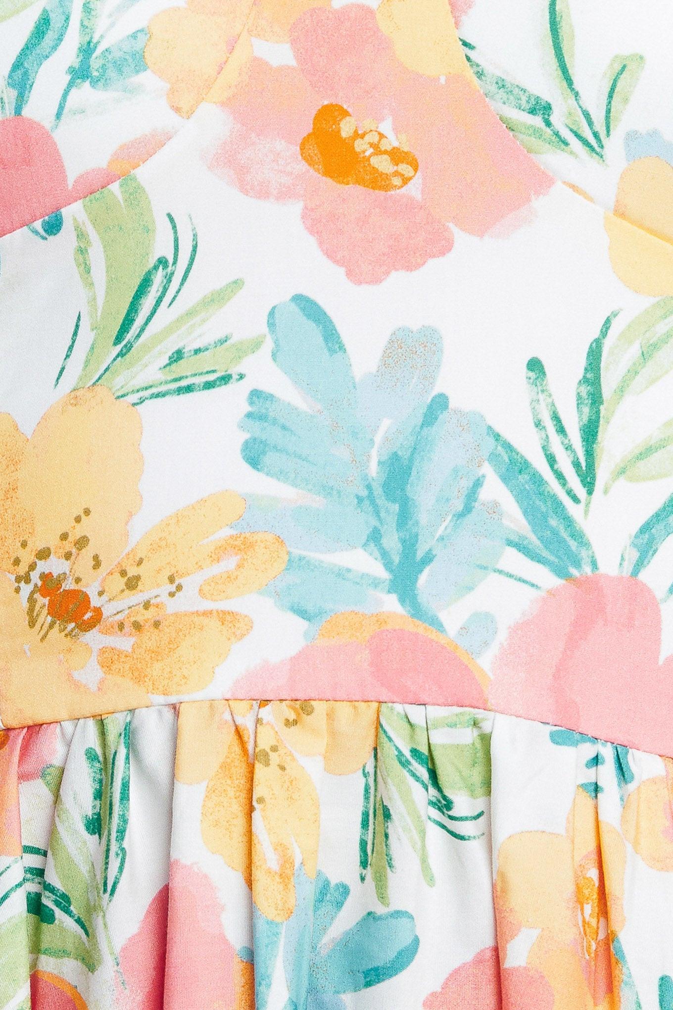 SOFT SUNSHINE WOVEN MIDI DRESS - Glamourous Grace