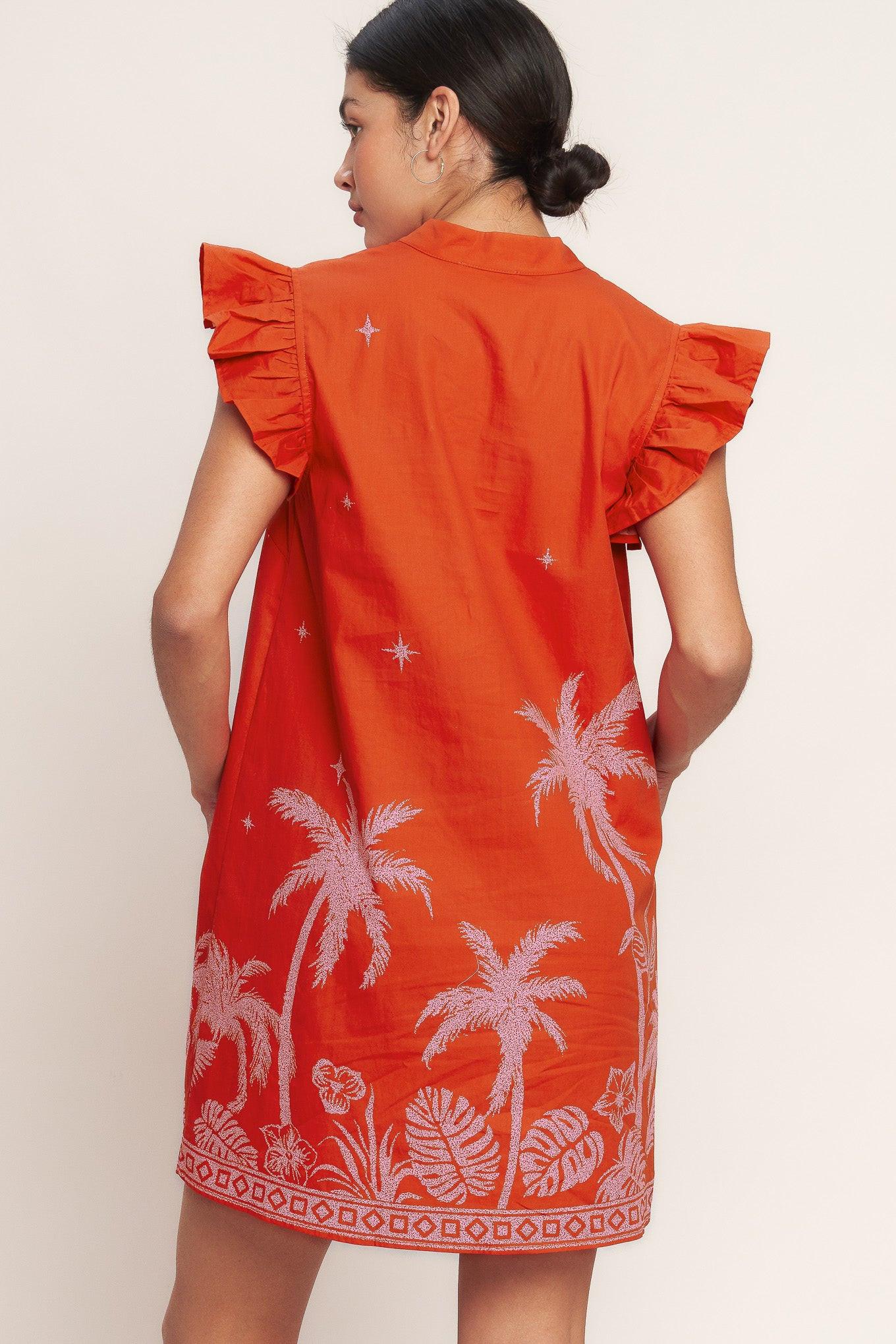 ISLAND STATE OF MIND WOVEN MINI DRESS - Glamourous Grace