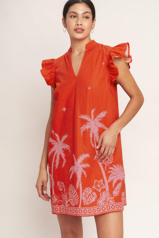 ISLAND STATE OF MIND WOVEN MINI DRESS - Glamourous Grace