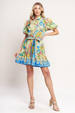 MEET ME IN PARADISE WOVEN MINI DRESS - Glamourous Grace