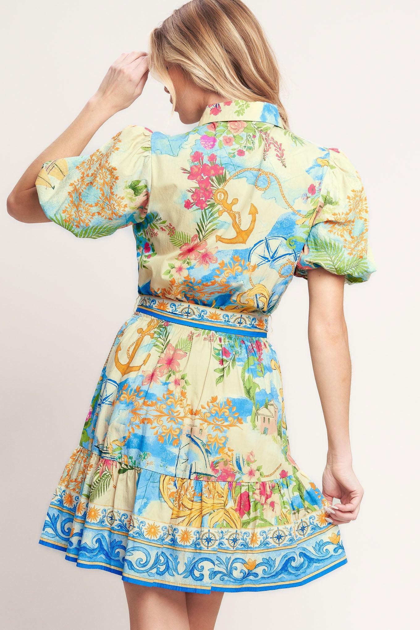 MEET ME IN PARADISE WOVEN MINI DRESS - Glamourous Grace