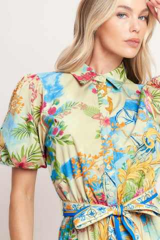 MEET ME IN PARADISE WOVEN MINI DRESS - Glamourous Grace