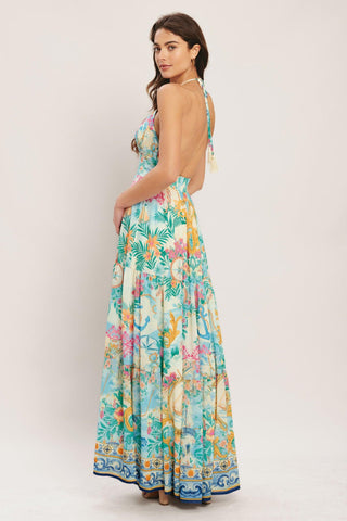 CAPRI SAIL AWAY WOVEN MAXI DRESS - Glamourous Grace