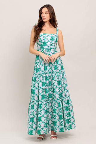 LOVE GROWS HERE WOVEN MAXI DRESS - Glamourous Grace
