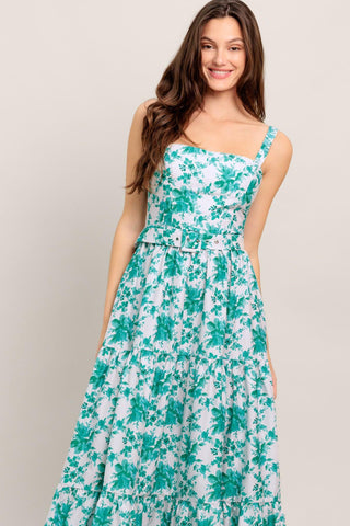 LOVE GROWS HERE WOVEN MAXI DRESS - Glamourous Grace
