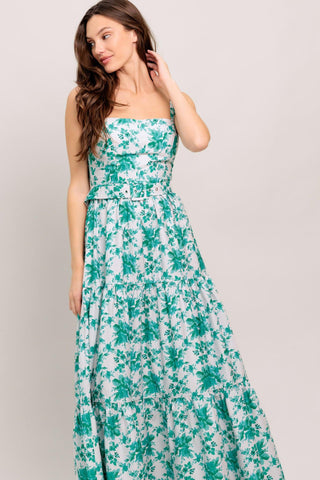 LOVE GROWS HERE WOVEN MAXI DRESS - Glamourous Grace