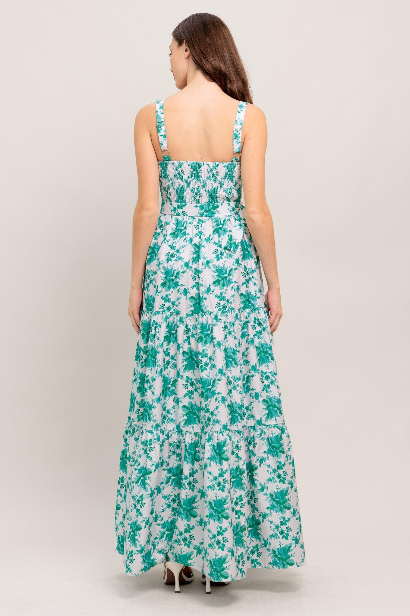 LOVE GROWS HERE WOVEN MAXI DRESS - Glamourous Grace