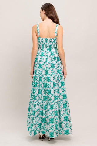 LOVE GROWS HERE WOVEN MAXI DRESS - Glamourous Grace