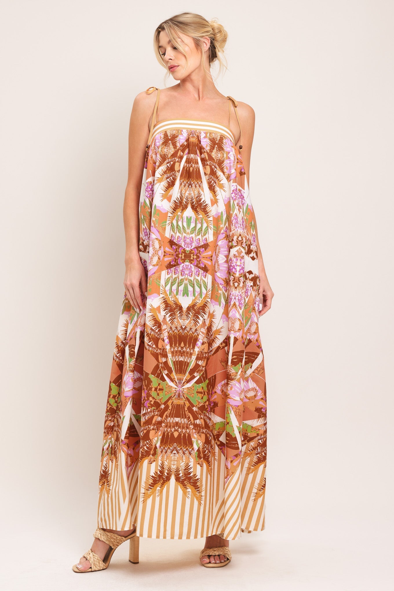 PALM OASIS WOVEN MAXI DRESS - Glamourous Grace