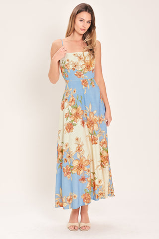 SUMMER SERENADE WOVEN MIDI DRESS - Glamourous Grace
