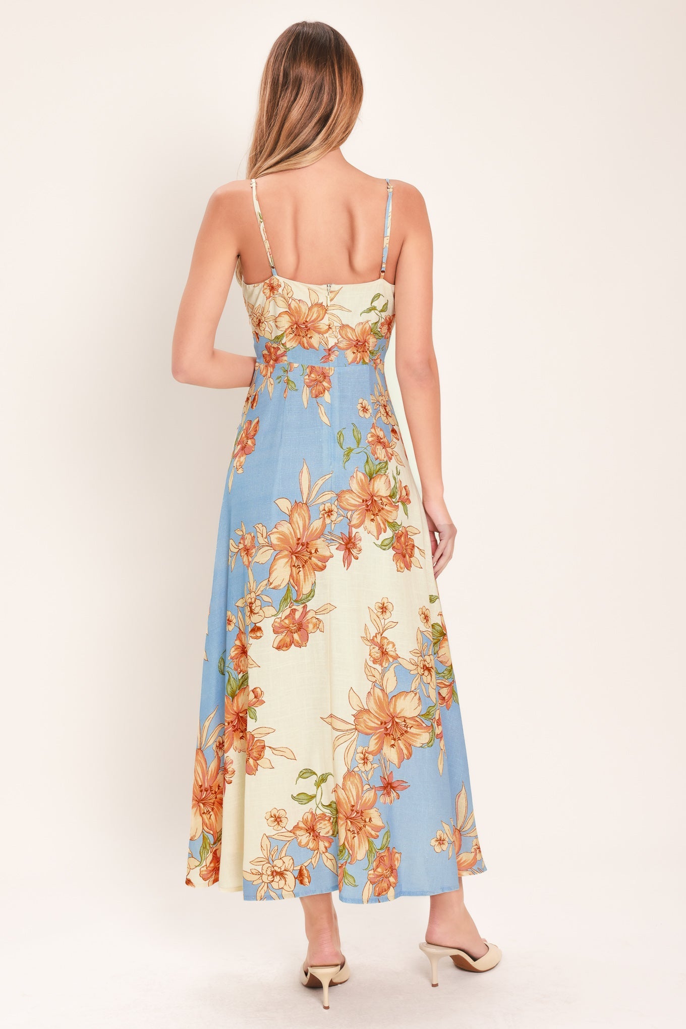 SUMMER SERENADE WOVEN MIDI DRESS - Glamourous Grace