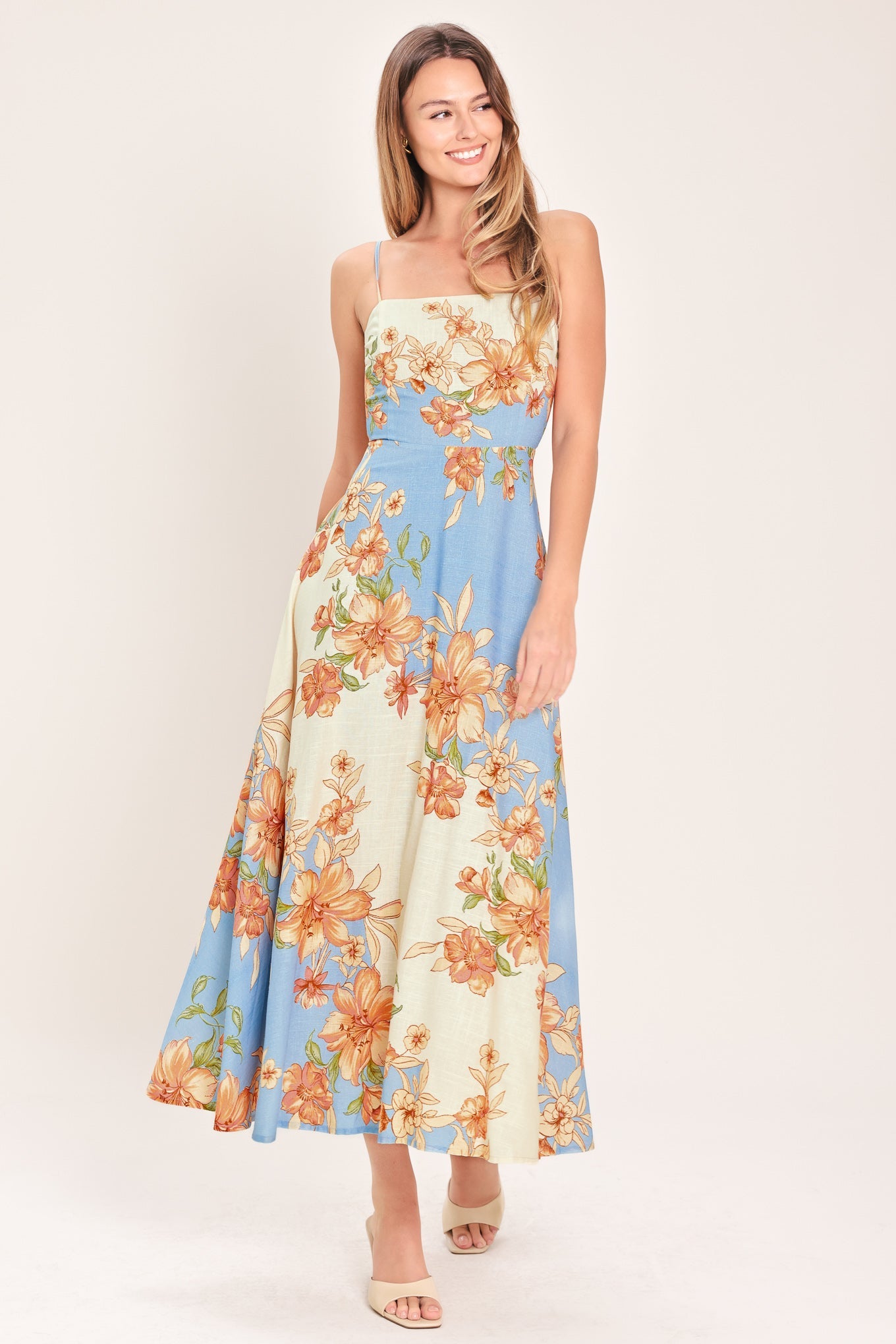 SUMMER SERENADE WOVEN MIDI DRESS - Glamourous Grace