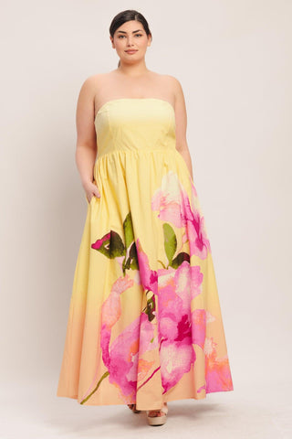 DREAMY OMBRE WOVEN MAXI DRESS - Glamourous Grace