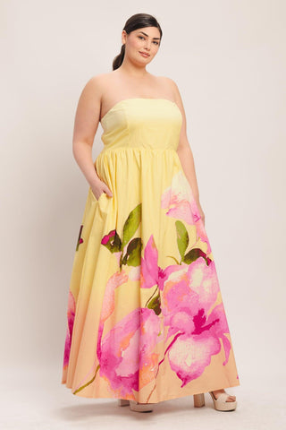 DREAMY OMBRE WOVEN MAXI DRESS - Glamourous Grace