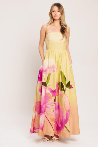 DREAMY OMBRE WOVEN MAXI DRESS - Glamourous Grace