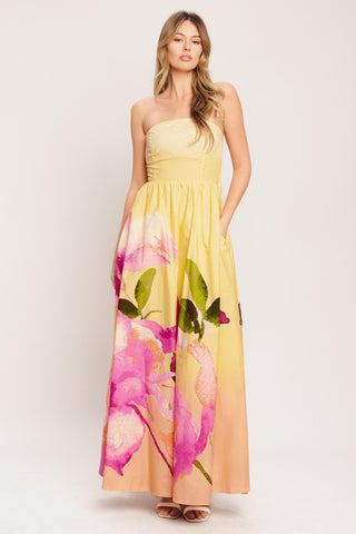 DREAMY OMBRE WOVEN MAXI DRESS - Glamourous Grace