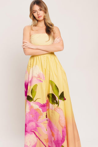 DREAMY OMBRE WOVEN MAXI DRESS - Glamourous Grace
