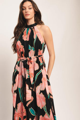 GARDEN NOIR WOVEN MAXI DRESS - Glamourous Grace