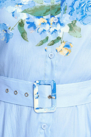 SPRINGTIME SWEETHEART WOVEN MIDI DRESS - Glamourous Grace
