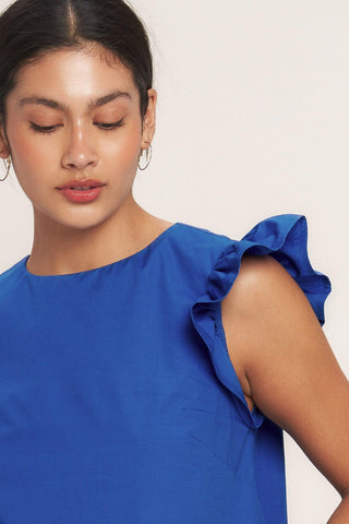 SEASIDE SWEETHEART COLOR BLOCKED MINI DRESS - Glamourous Grace