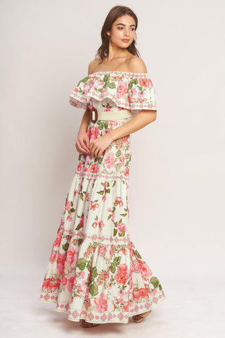 SWEET ESCAPE OFF SHOULDER MAXI DRESS - Glamourous Grace