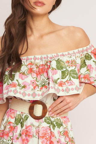 SWEET ESCAPE OFF SHOULDER MAXI DRESS - Glamourous Grace