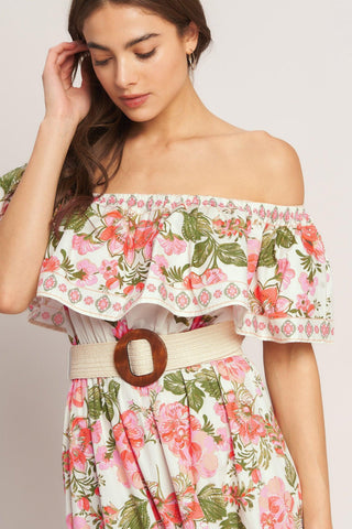 SWEET ESCAPE OFF SHOULDER MAXI DRESS - Glamourous Grace