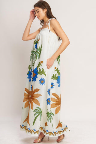 TROPIC ARTE FLOW WOVEN MAXI DRESS - Glamourous Grace