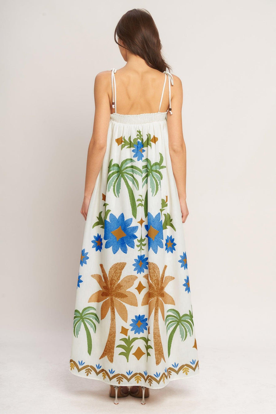 TROPIC ARTE FLOW WOVEN MAXI DRESS - Glamourous Grace