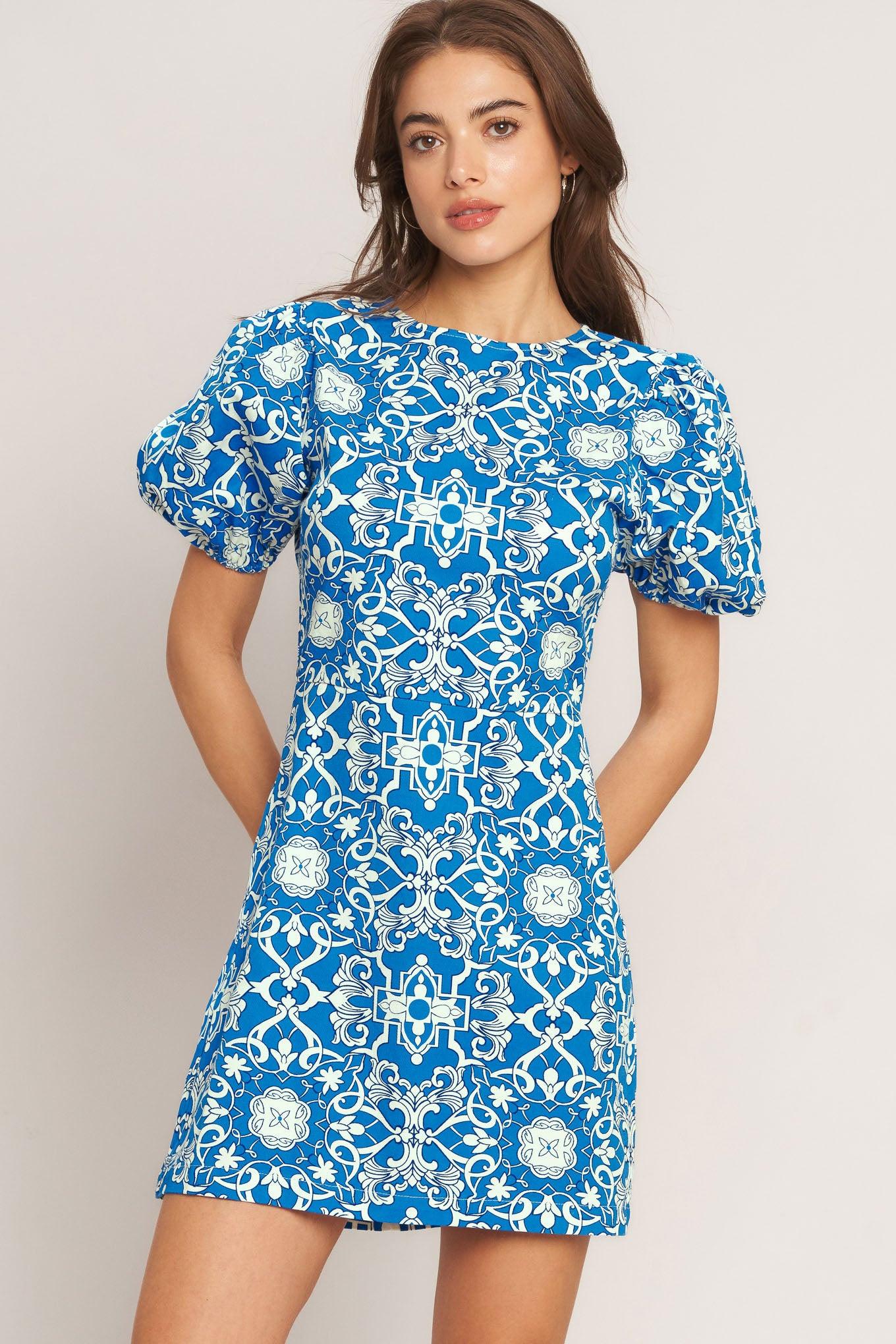 CITY VIBE WOVEN MINI DRESS - Glamourous Grace